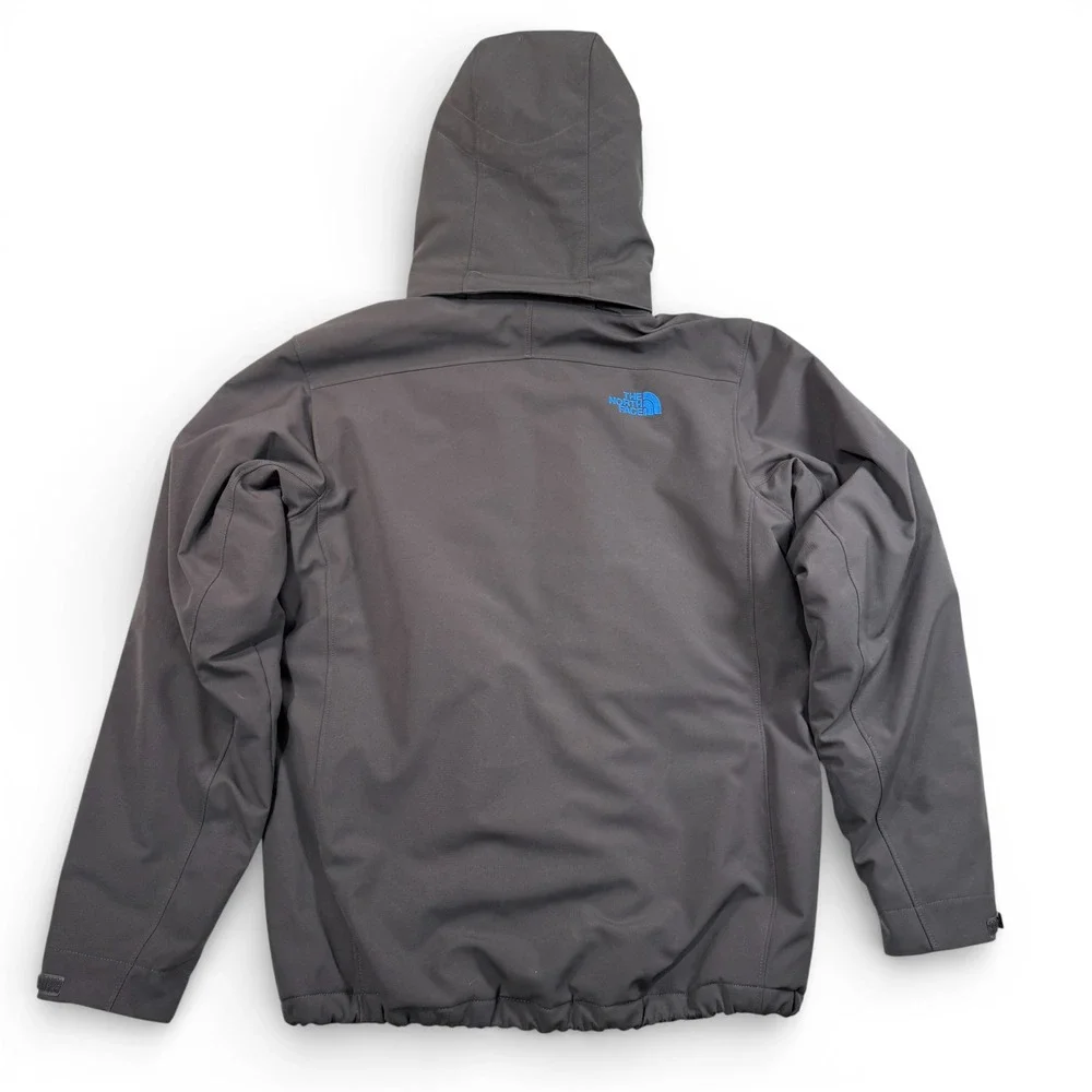 The North Face Apex Elevation Jacket Mens Medium Grey Hooded Insulated Windproof
